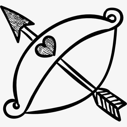 爱的弓和箭图标免抠