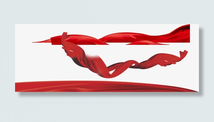 丝带png元素免抠