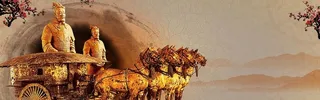 兵马俑元素背景高清