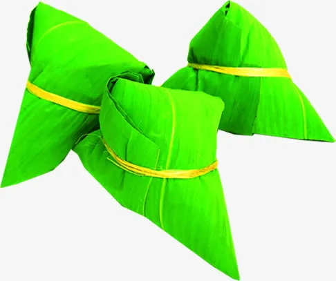 绿色粽子端午节装饰免抠