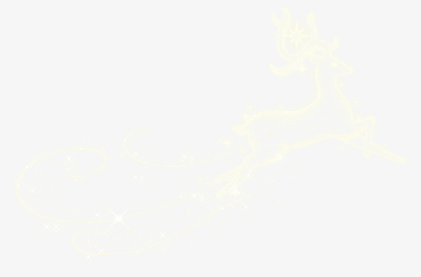 金色的鹿在奔跑免抠