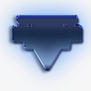 蓝色渐变创意图标免抠