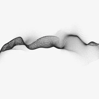 矢量动感波点底纹元素图案免抠