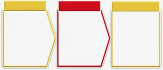 彩色方框步骤免抠