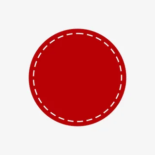 红色圆圈素材免抠