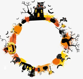 矢量万圣节素材免抠