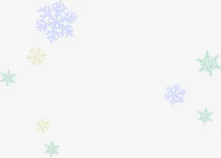 雪花童话世界海报免抠