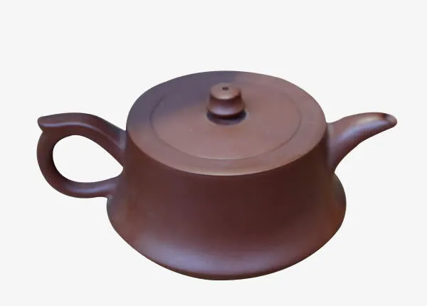 红泥石瓢紫砂壶免抠