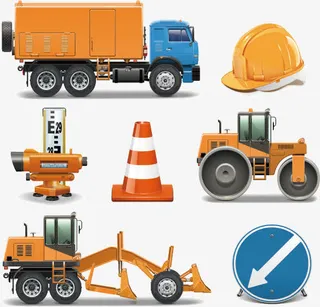 施工素材图标免抠