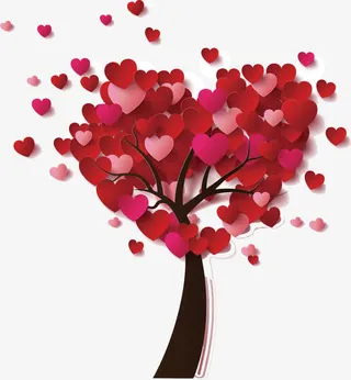 爱心树免抠