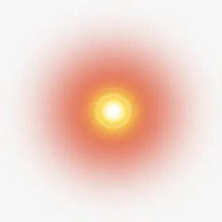 黄红色渐变元旦海报光效免抠