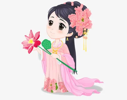 荷花娘娘免抠 荷花娘娘免抠