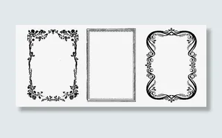 欧美边框免抠
