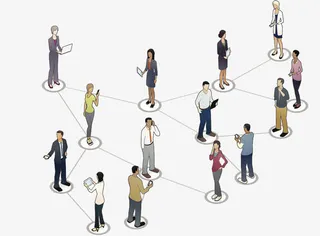 社会联系交流免抠