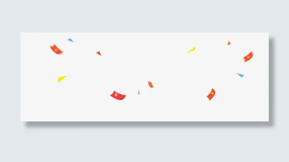 红包黄色小装饰免抠