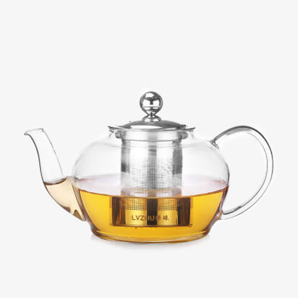 明火加热草茶玻璃壶免抠