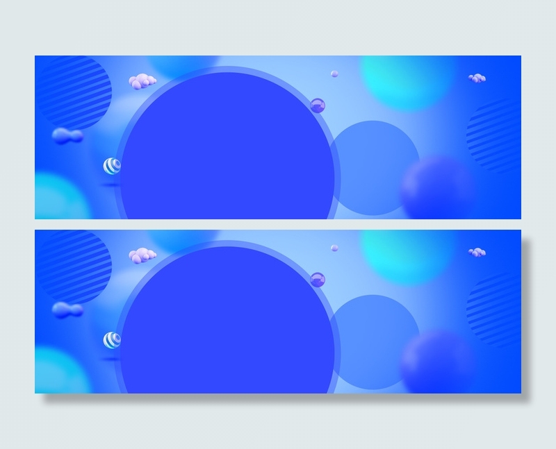 淘宝电商夏季开学季简约蓝色海报背景高清