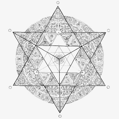 六芒星纹饰免抠