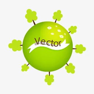 创意环绕地球免抠