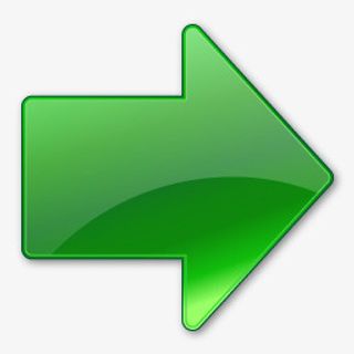 赖特绿色箭头箭头图标免抠