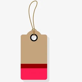 手绘品牌标签免抠