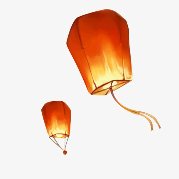 放孔明灯免抠