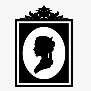 边框里的女人免抠