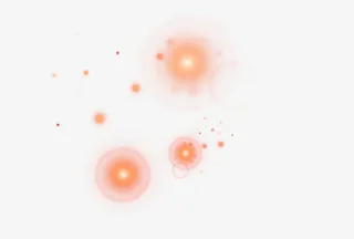 光晕红色光晕光线效果免抠