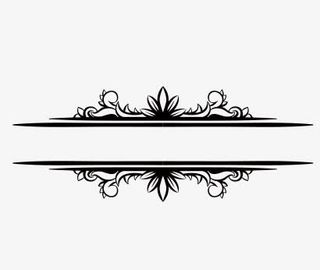 欧式底纹花纹边框免抠