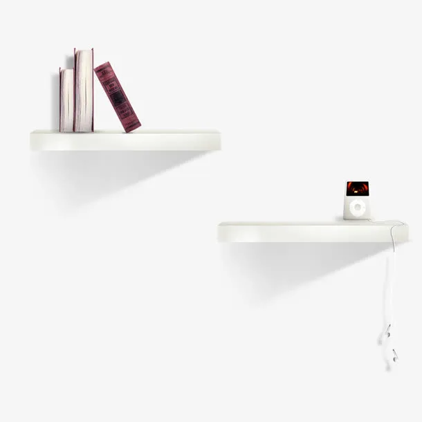 墙边置物架免抠