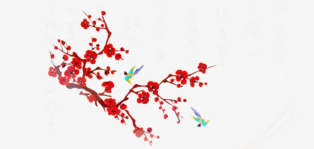 中国风梅花图片免抠