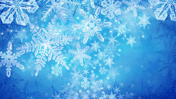 梦幻雪花背景