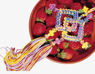 新年喜庆同心结免抠