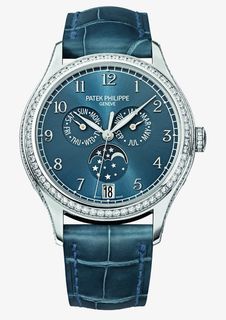 孔雀绿百达翡丽腕表男表免抠