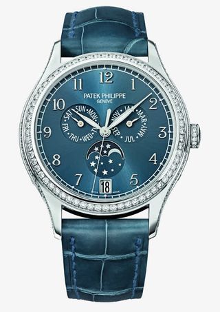 孔雀绿百达翡丽腕表男表免抠