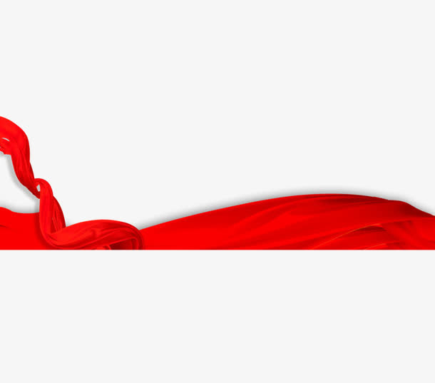 飘扬的彩带免抠