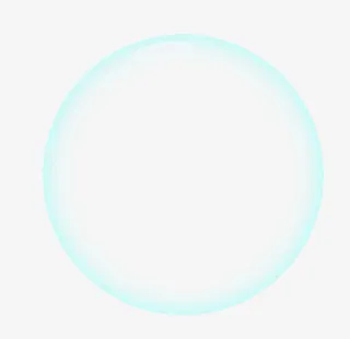 蓝色发光环免抠