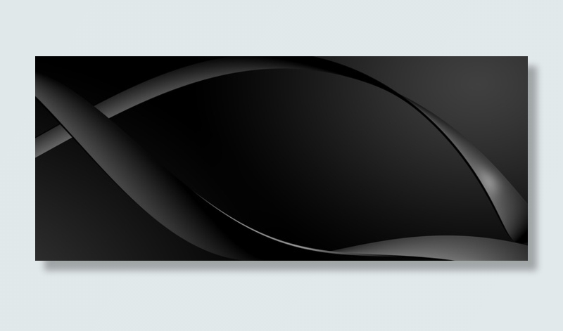 黑色立体几何背景banner高清