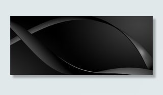 黑色立体几何背景banner高清