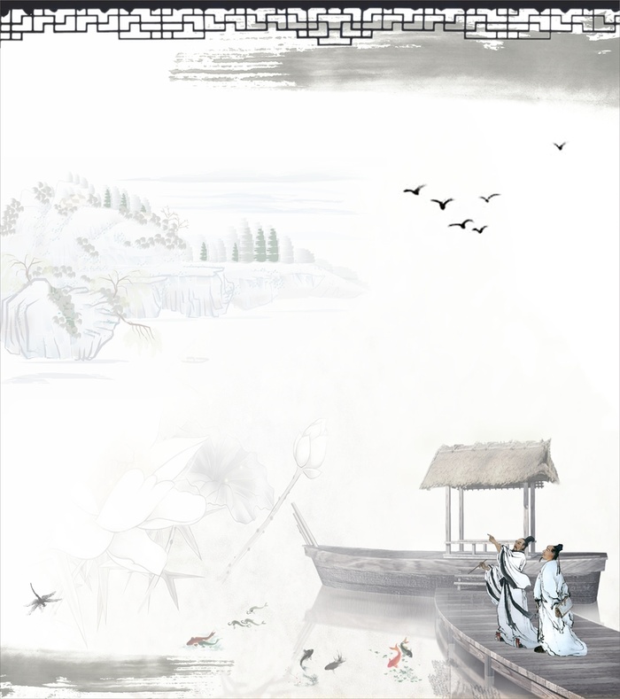 中国风古代人物背景高清