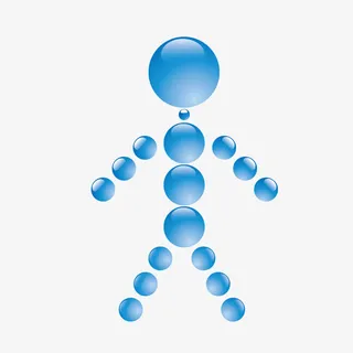 圆球创意人形免抠