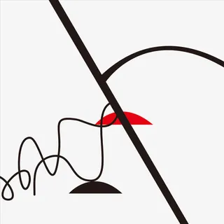 黑色线条涂鸦免抠