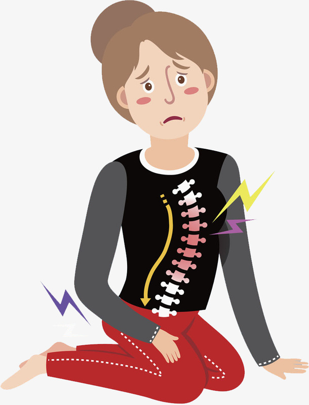 腰疼的女人免抠