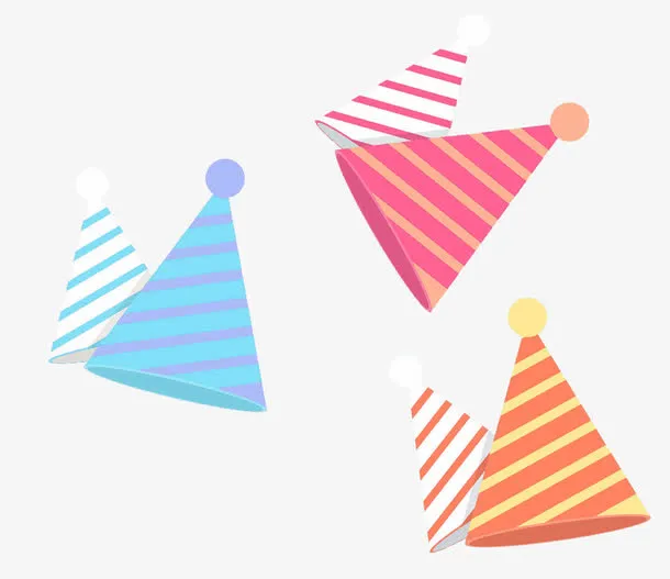 生日帽子免抠
