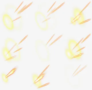 射线火焰特效免抠