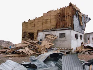 拆迁散乱房子免抠