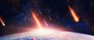 星空游戏类海报背景素材高清