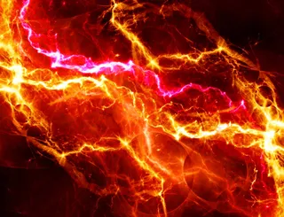 火焰电流激烈碰撞高清