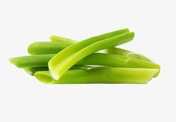 绿色葱段高清素材免抠