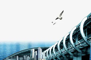 未来发达城市图片免抠